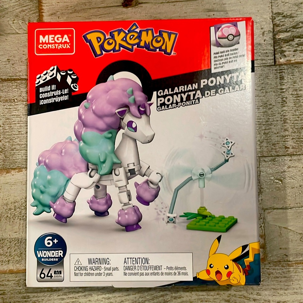 Pokemon mega construx 64 piece